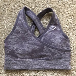 Camo sports bra